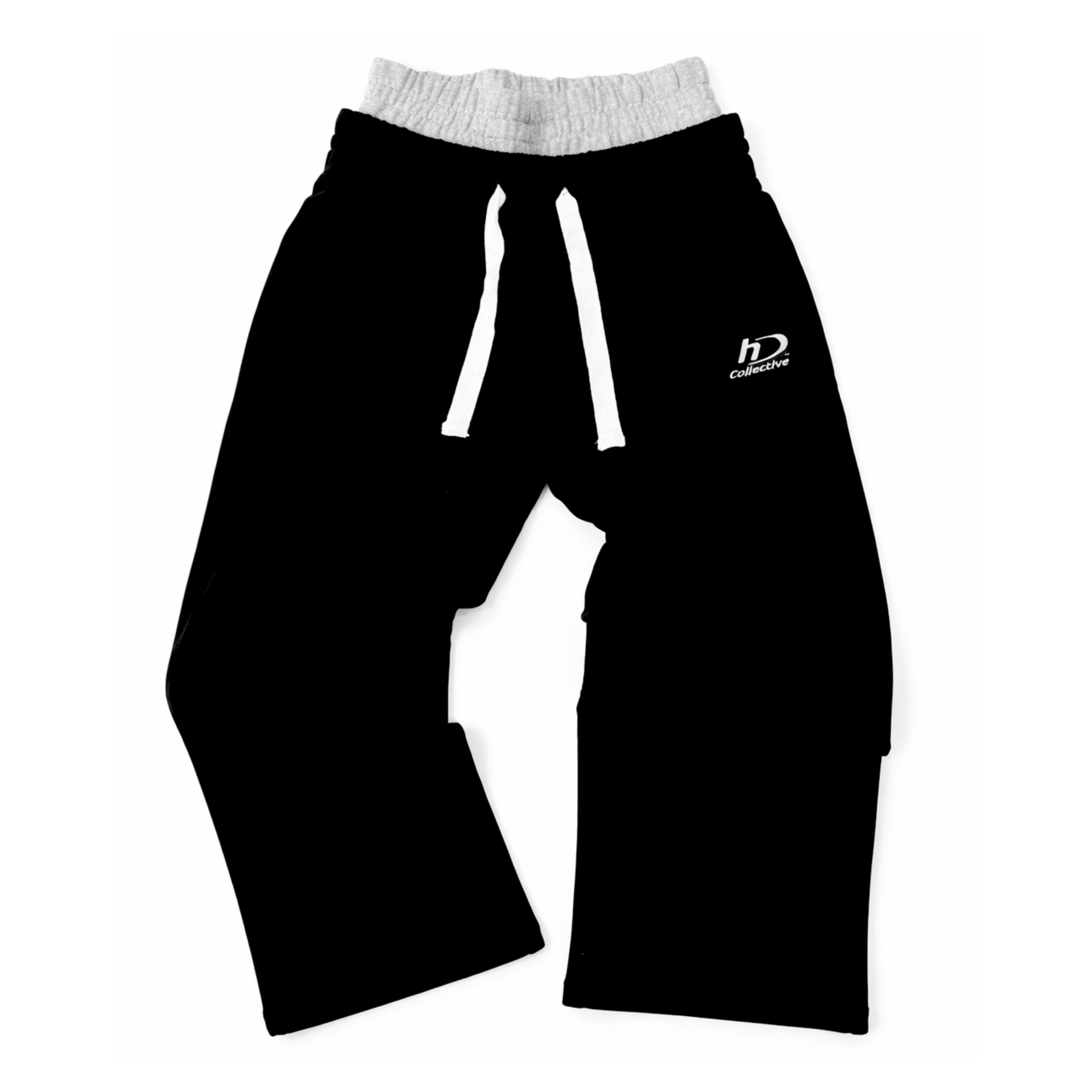Double Waisted Sweats - Black