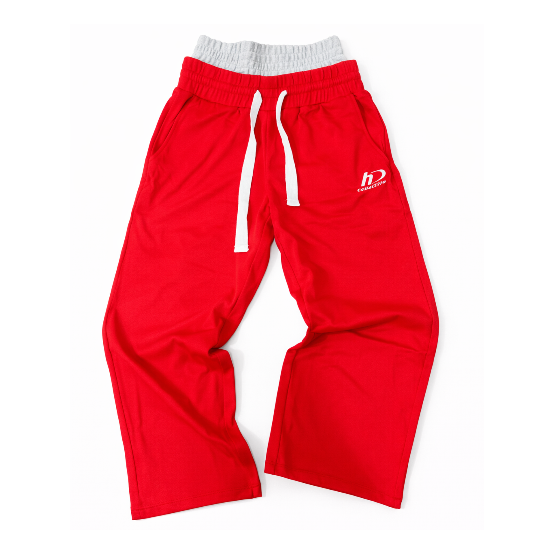 Double Waisted Sweats - Red