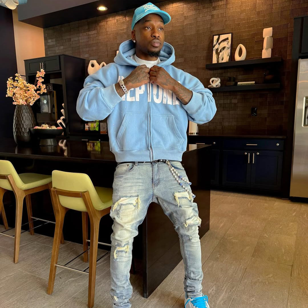 Neptune Zip Up 2.0 (Light Blue)