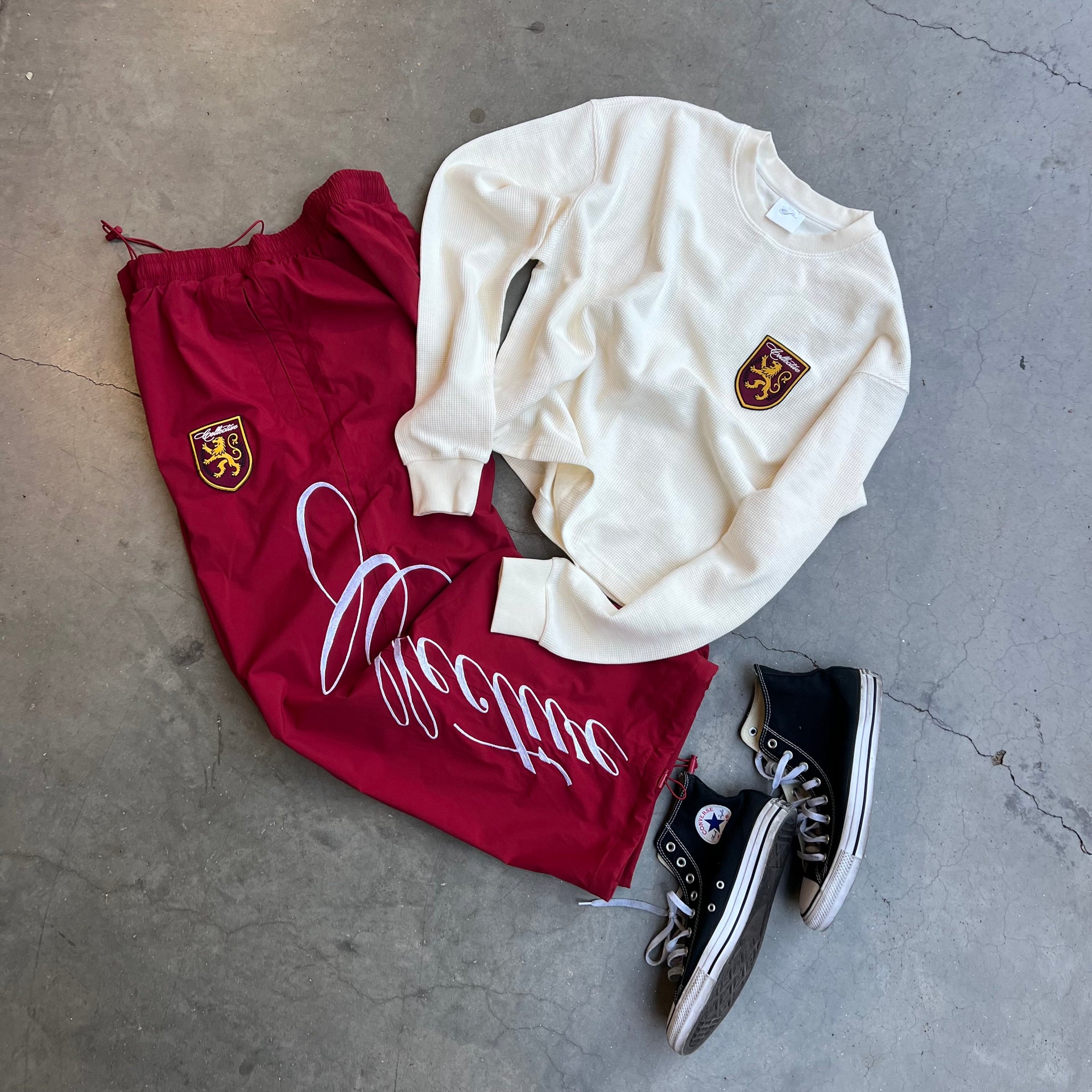 Red Saturday Track Pants