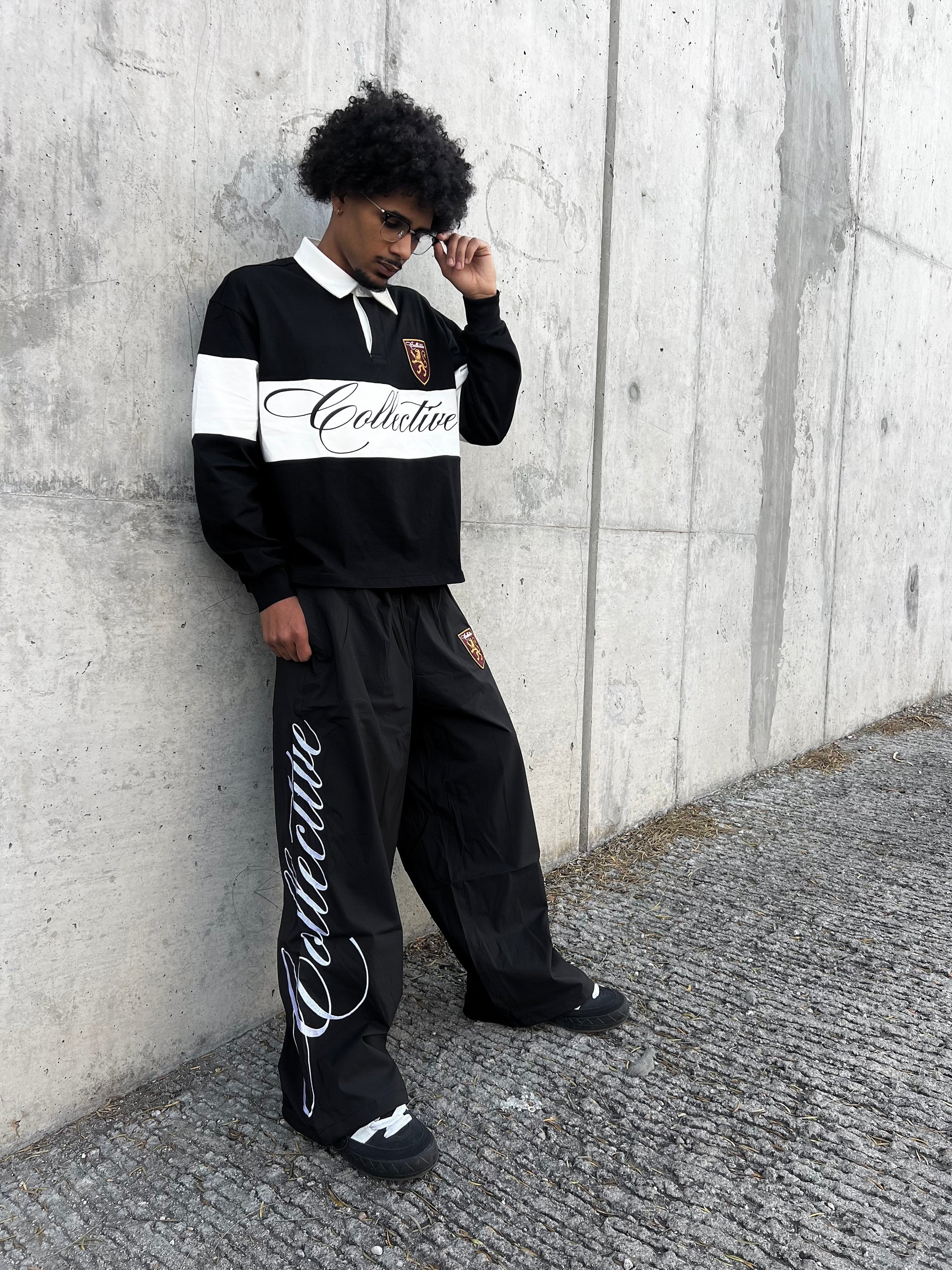 Saturday Black Rugby Polo