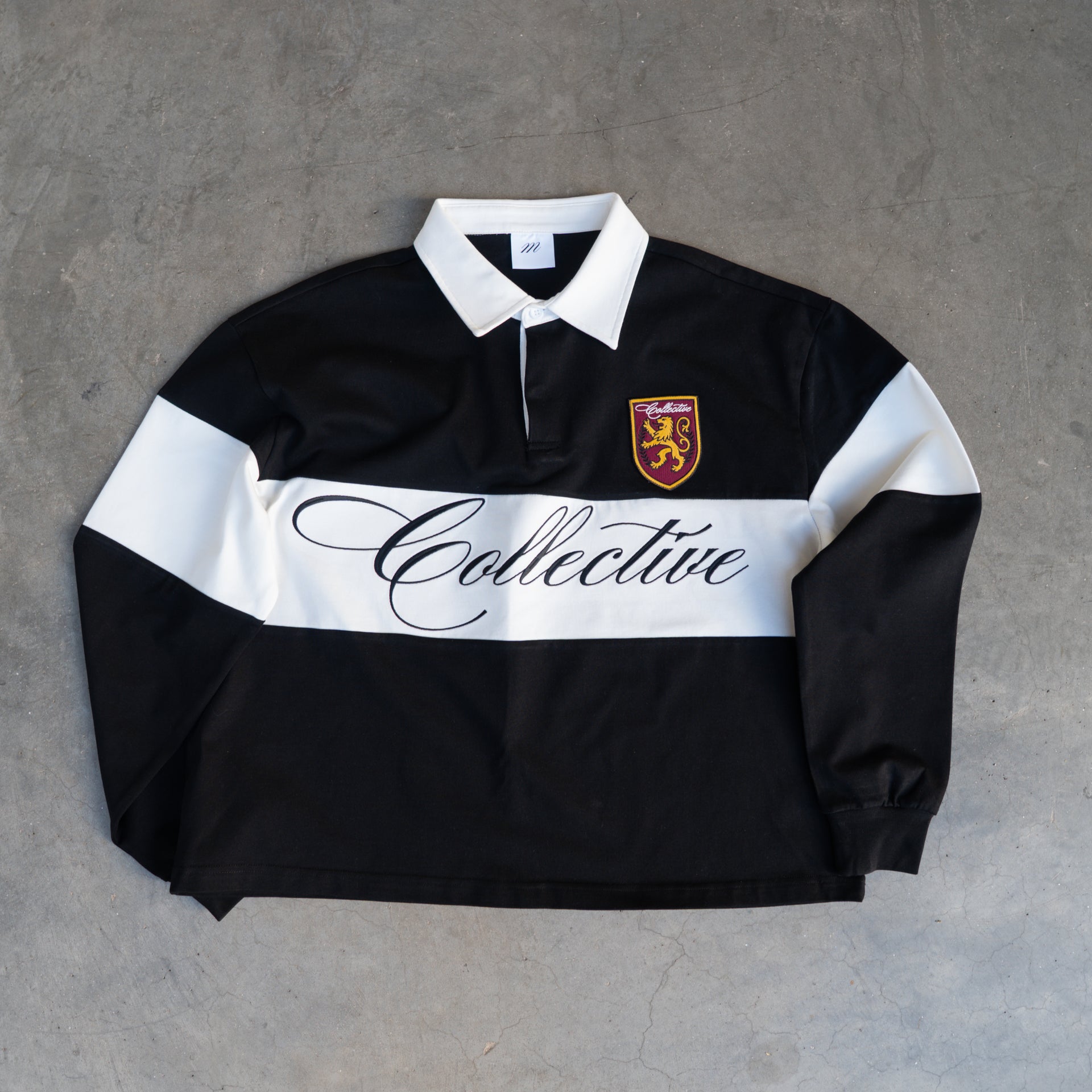 Saturday Black Rugby Polo