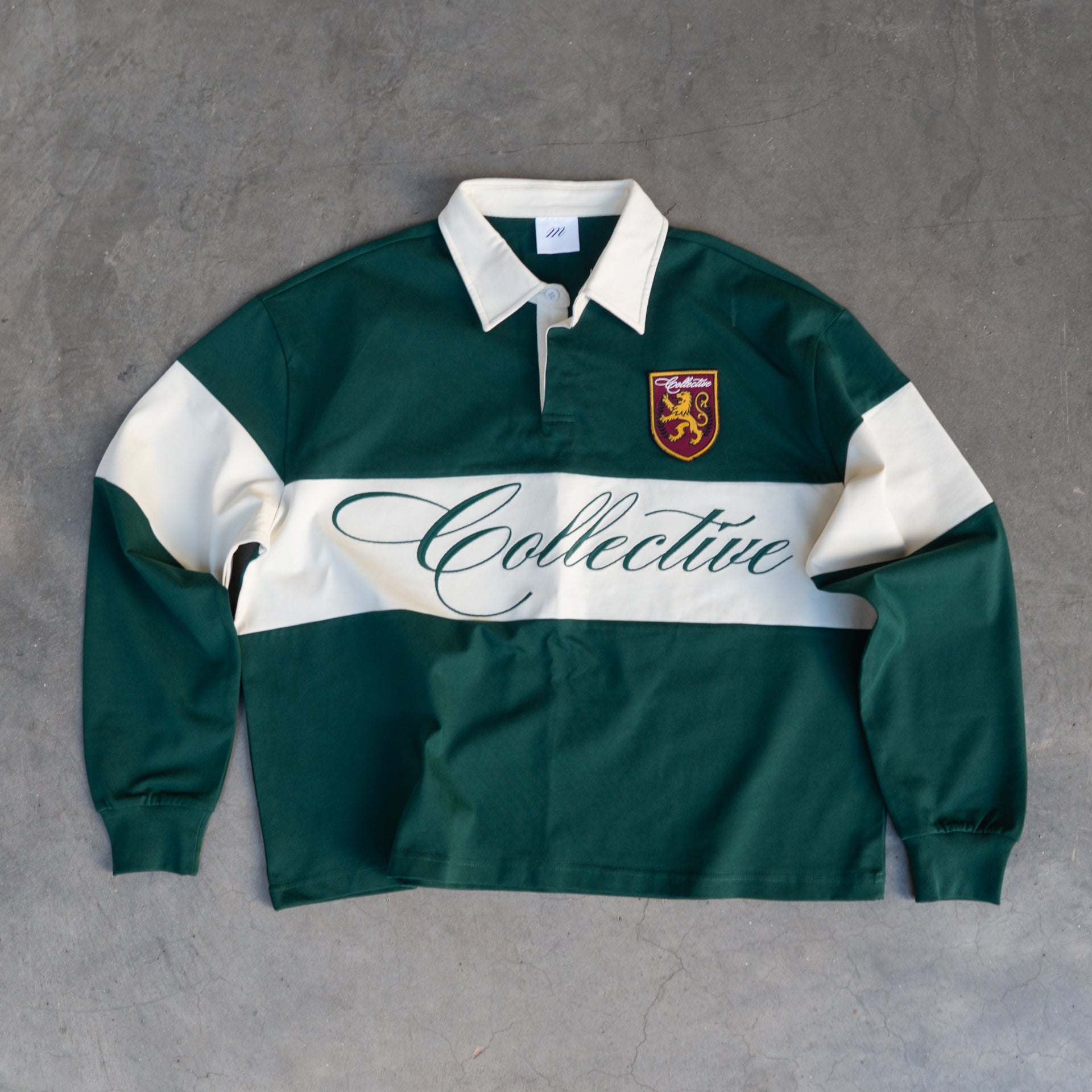 Saturday Green Rugby Polo